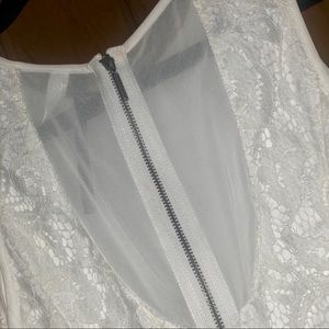 Adorable Kensie Fit and Flare White Dress